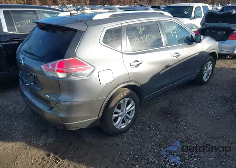 2015 Nissan Rogue Sv from USA, damaged, VIN KNMAT2MV1FP533729